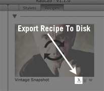 export-recipe-to-disk