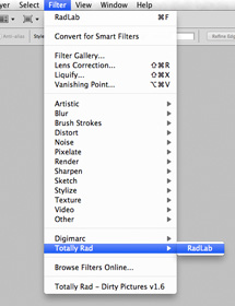 radlab-from-filter-menu